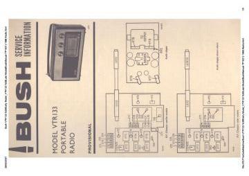 Bush-VTR133 ;Early Model_VTR133 ;Later Model(BushManual-TP1631 ;Provisional)-1966.Radio preview